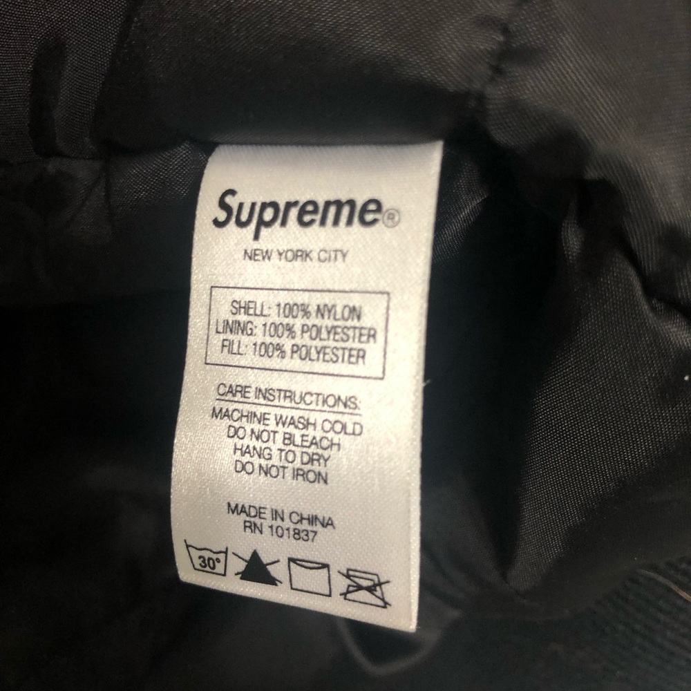 Supreme Contrast Script Varsity Jacket - Picture 9 of 12